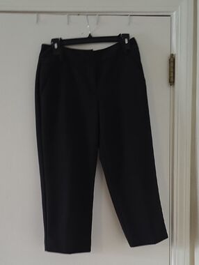 Worthington Black Cropped Trouser Pants